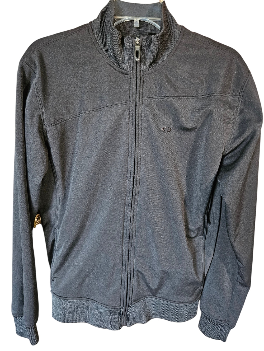 Vintage Oakley Men’s Full Zip Jacket No Hood Black Size Small